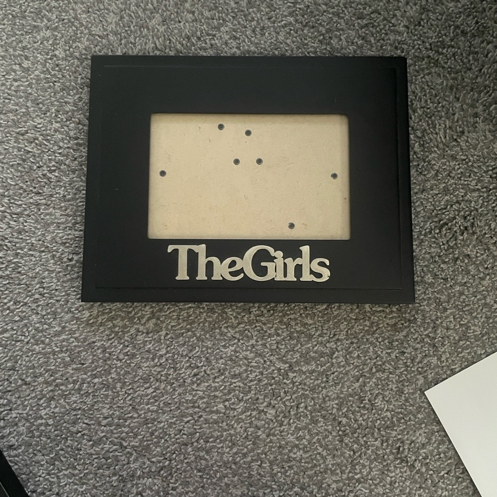 Black 'The Girls' Photo Frame